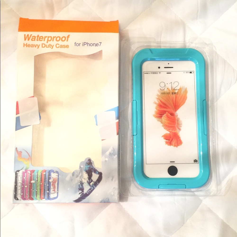 iPhone 7/7S Teal Waterproof Case